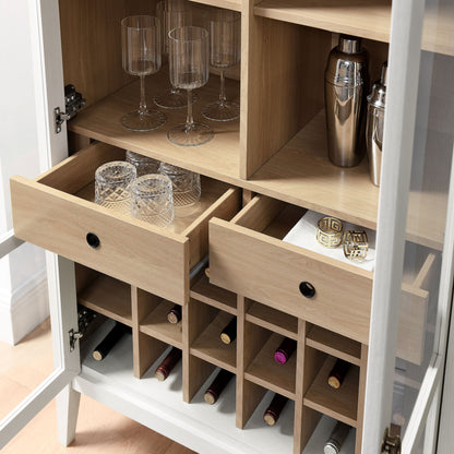 Nolan Arched Bar Cabinet by Furniture For America