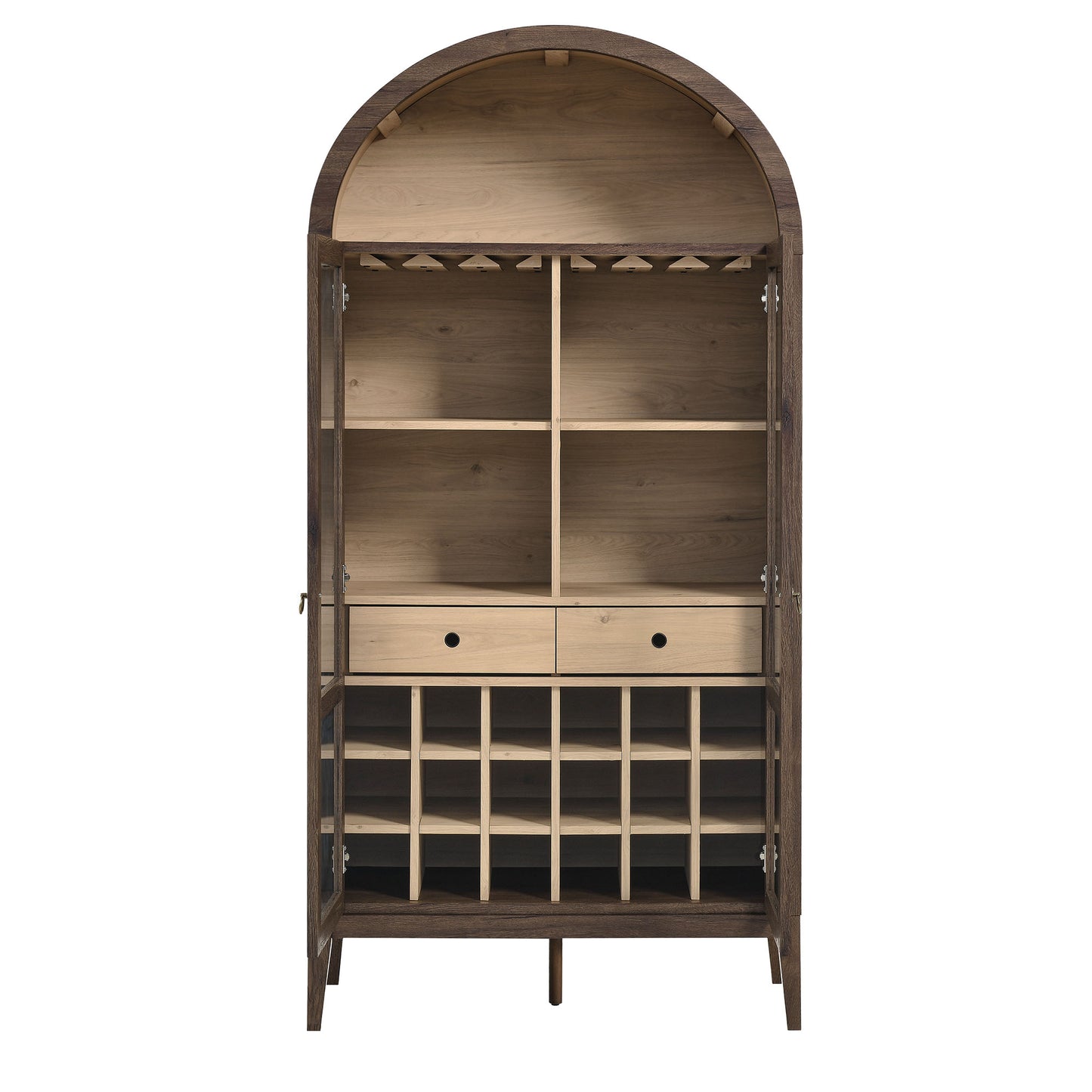 Nolan Arched Bar Cabinet by Furniture For America