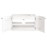 Paloma 30" Wall-Mount Bathroom Vanity with Marble Sink in Ivory