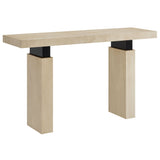 Caelia 52" Rectangular Wood Console Table in Natural