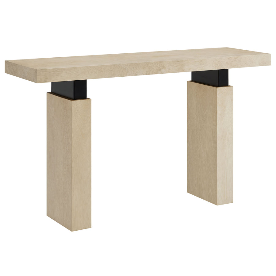 Caelia 52" Rectangular Wood Console Table in Natural