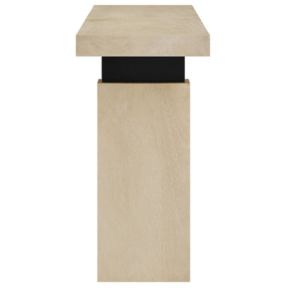 Piston 52" Rectangular Wood Console Table by Furniture For America