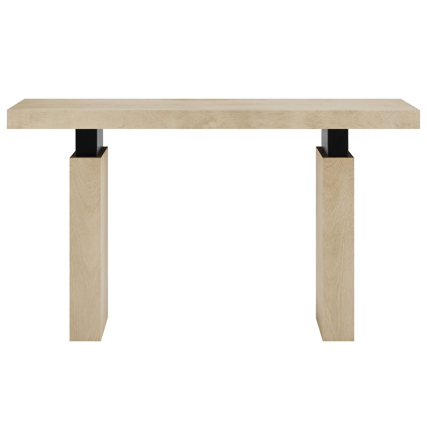 Piston 52" Rectangular Wood Console Table by Furniture For America