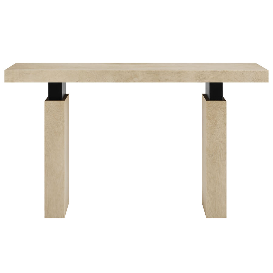 Caelia 52" Rectangular Wood Console Table in Natural
