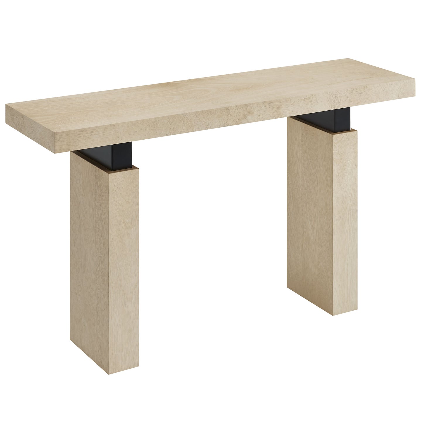 Piston 52" Rectangular Wood Console Table by Furniture For America