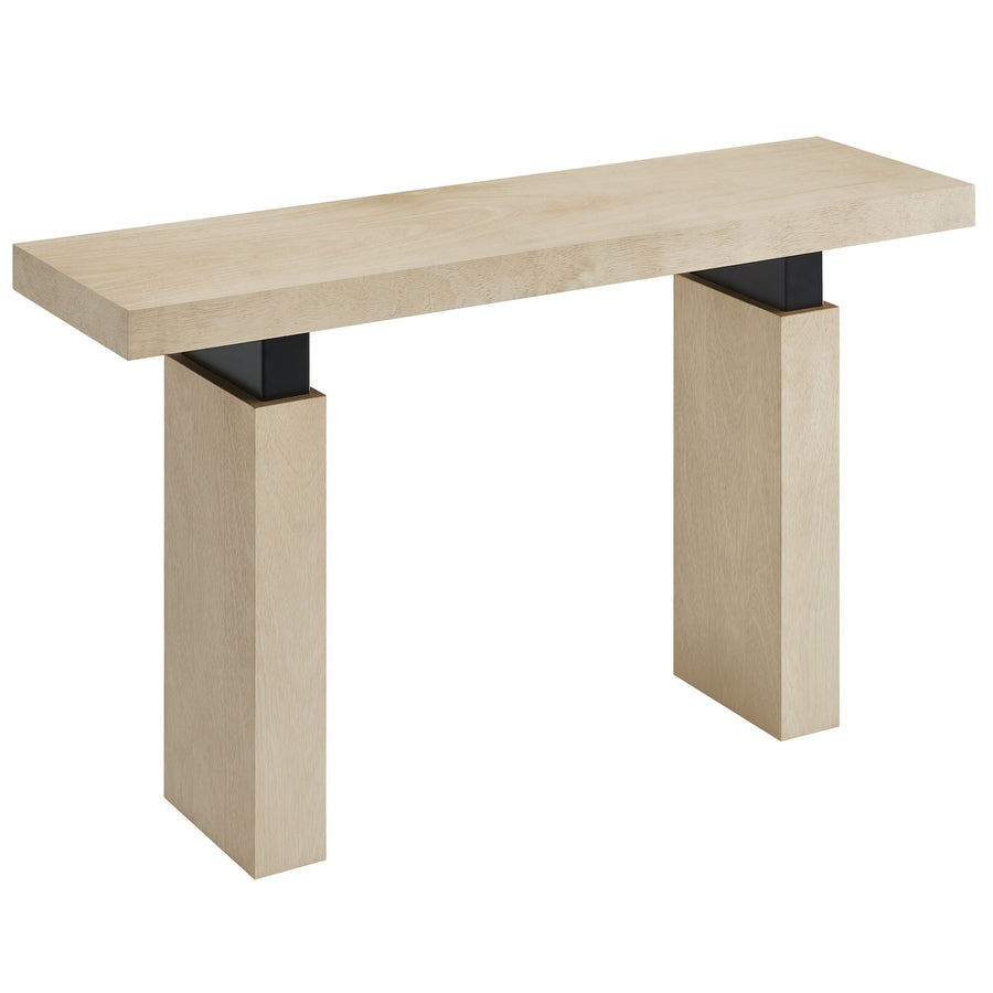 Caelia 52" Rectangular Wood Console Table in Natural