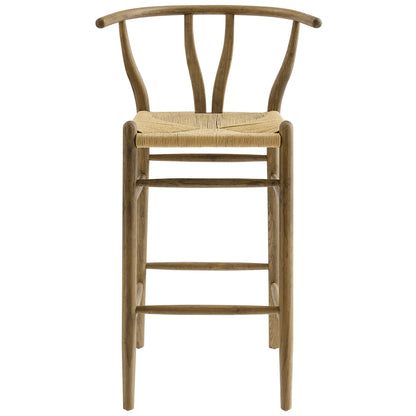 Amish Wood Bar Stool by Furniture For America