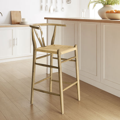 Amish Wood Bar Stool by Furniture For America