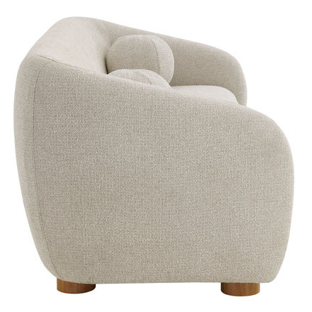 Holland 85" Chenille Fabric Sofa in Dove Gray