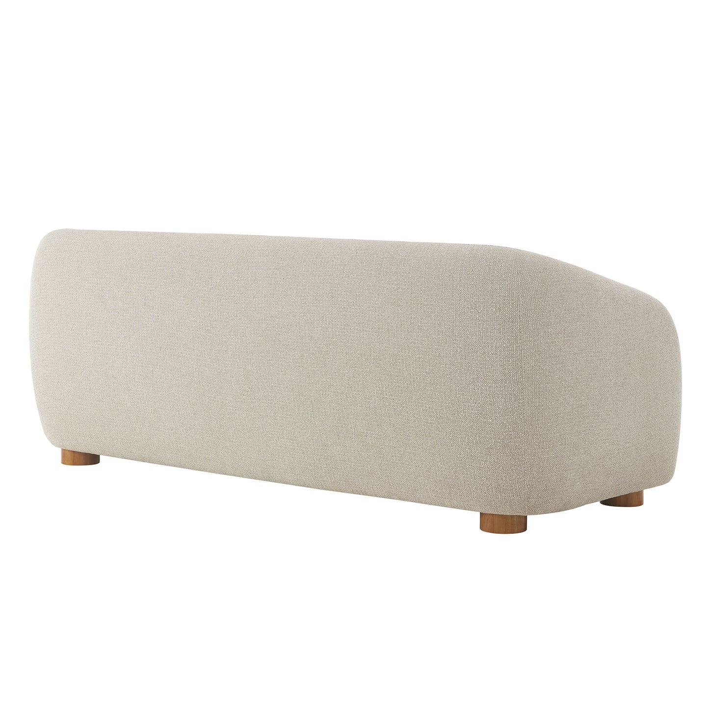 Niko 85" Chenille Fabric Sofa in Dove Gray