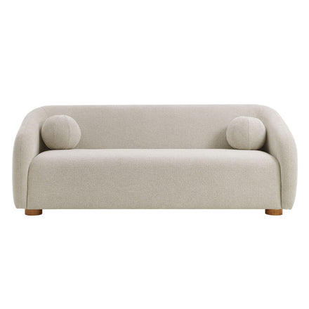 Holland 85" Chenille Fabric Sofa in Dove Gray