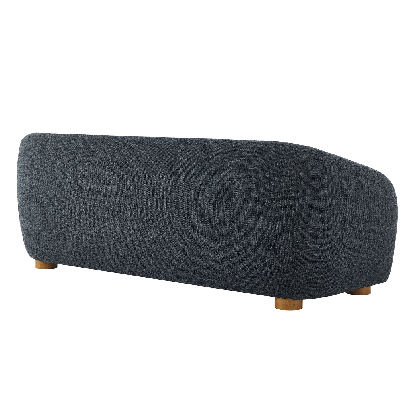 Niko 85" Chenille Fabric Sofa in Navy