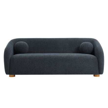 Holland 85" Chenille Fabric Sofa in Navy