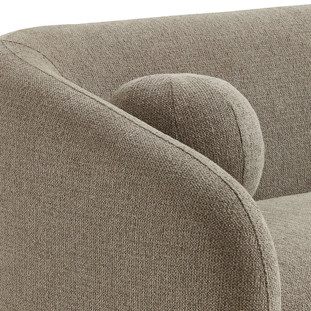 Holland 85" Chenille Fabric Sofa in Taupe