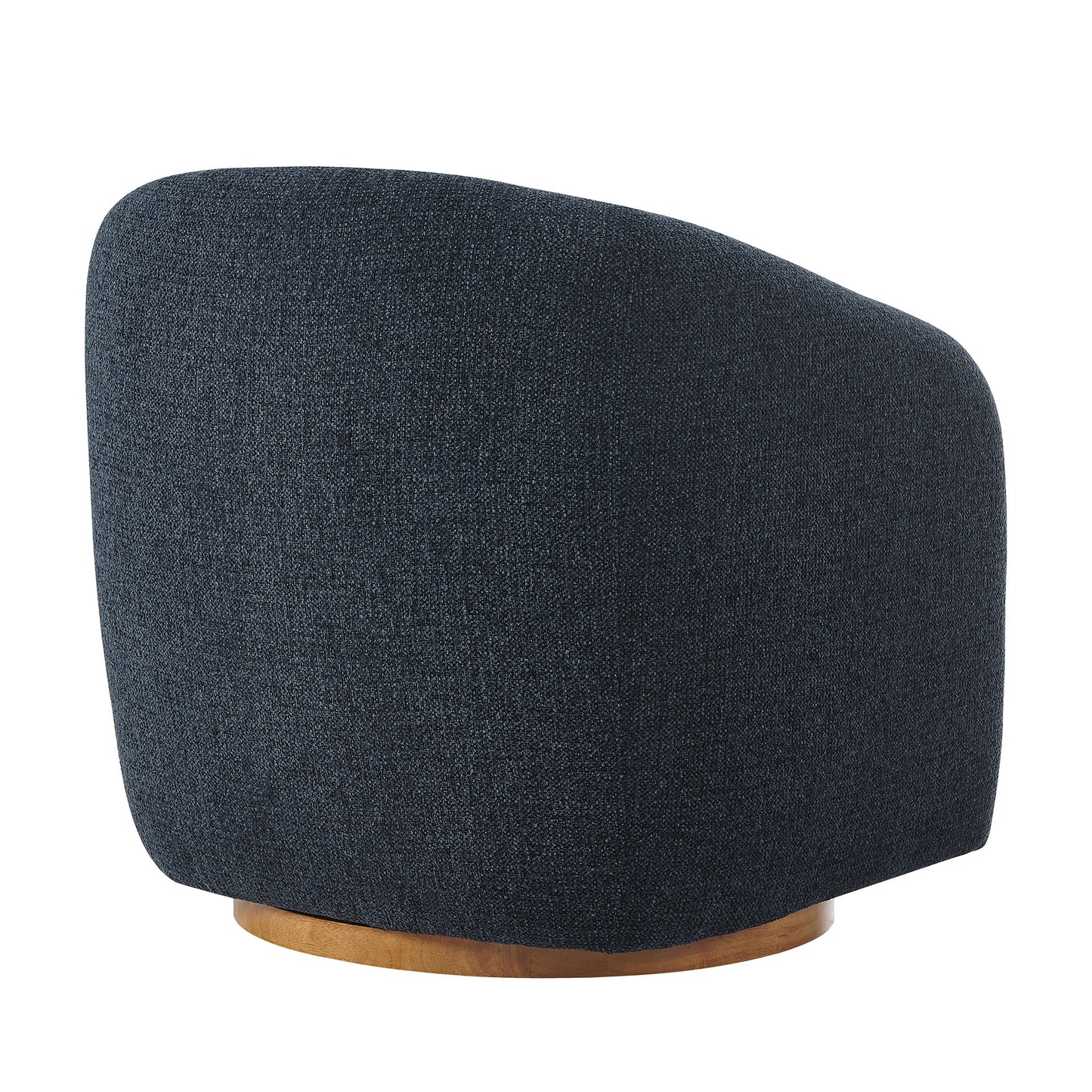 Holland Swivel Chenille Fabric Armchair by Furniture For America