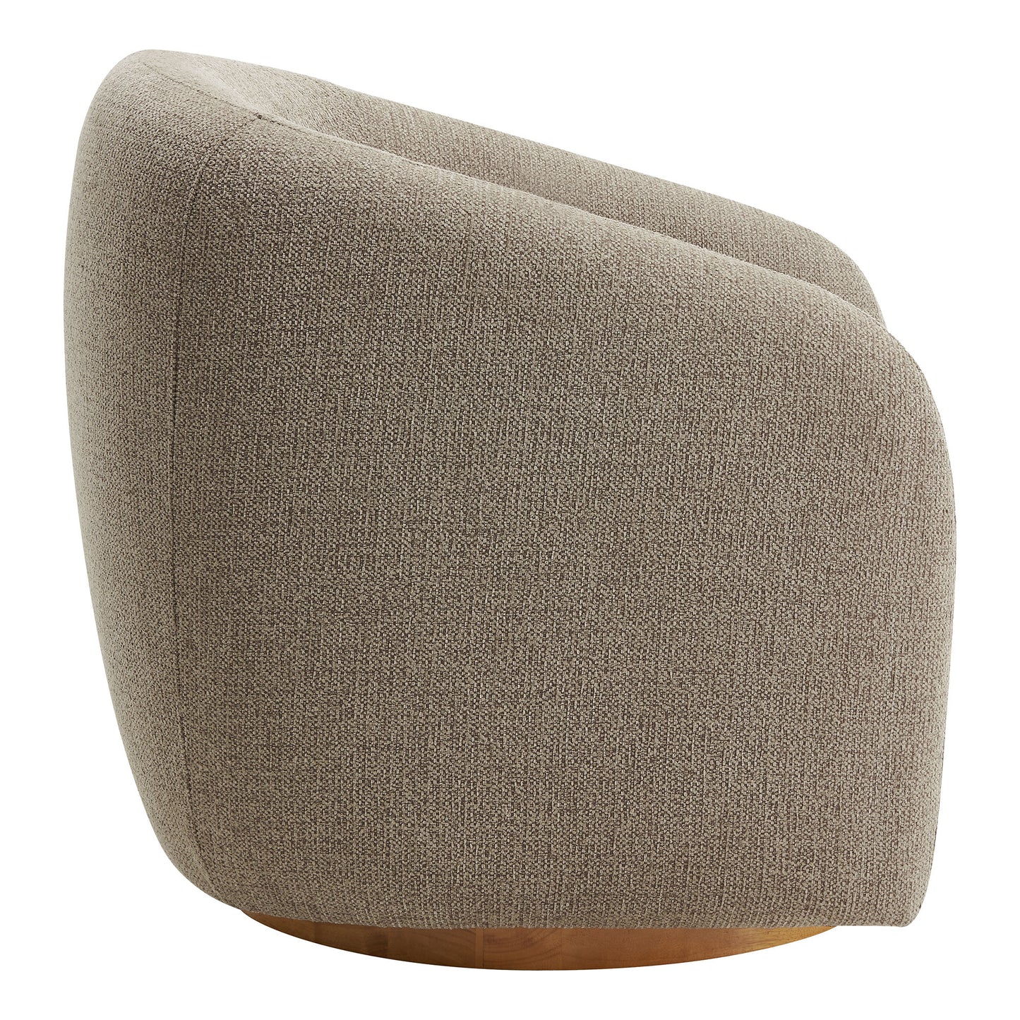 Holland Swivel Chenille Fabric Armchair by Furniture For America