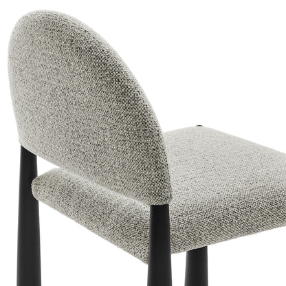 Hayley Upholstered Fabric Dining Side Chair by Furniture For America