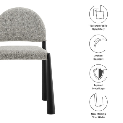 Hayley Upholstered Fabric Dining Side Chair by Furniture For America