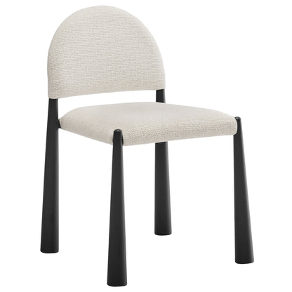 Hayley Upholstered Fabric Dining Side Chair by Furniture For America