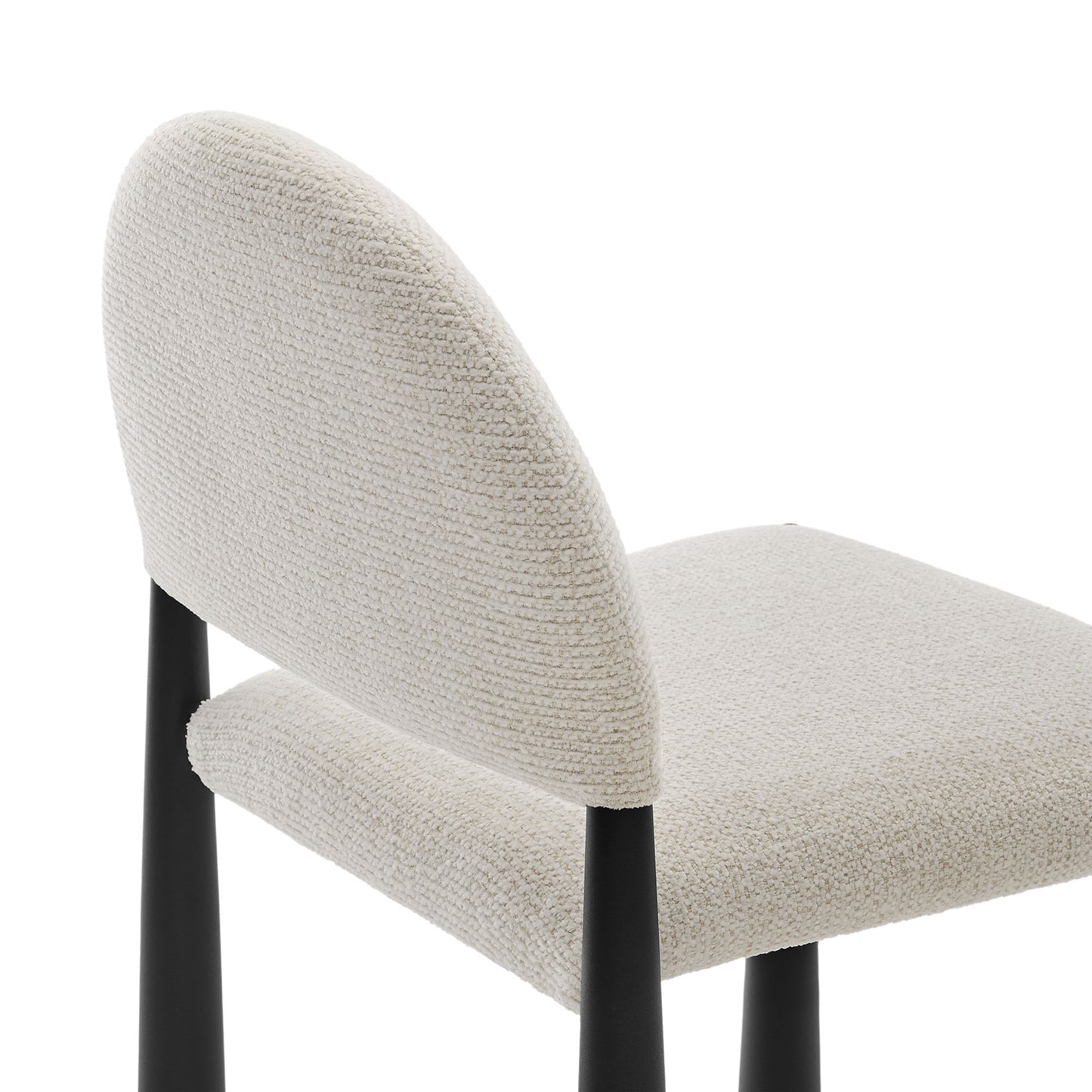 Hayley Upholstered Fabric Dining Side Chair by Furniture For America