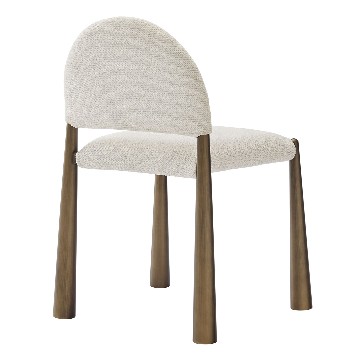Hayley Upholstered Fabric Dining Side Chair by Furniture For America
