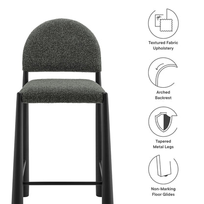 Hayley Upholstered Fabric Counter Stool by Furniture For America