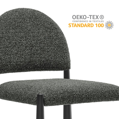 Hayley Upholstered Fabric Counter Stool by Furniture For America