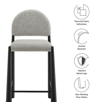 Hayley Upholstered Fabric Counter Stool by Furniture For America