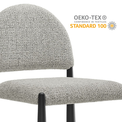 Hayley Upholstered Fabric Counter Stool by Furniture For America