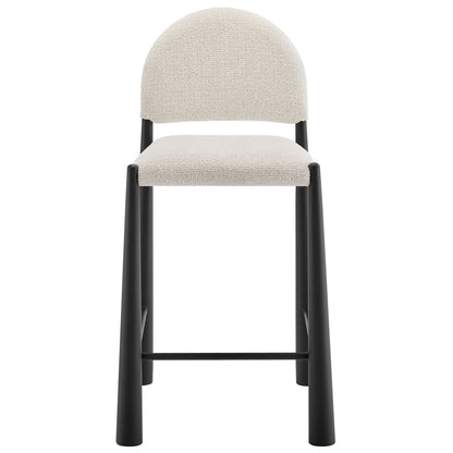 Hayley Upholstered Fabric Counter Stool by Furniture For America