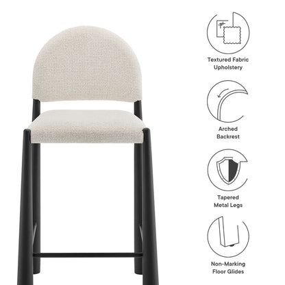 Hayley Upholstered Fabric Counter Stool by Furniture For America