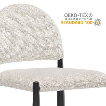 Hayley Upholstered Fabric Counter Stool by Furniture For America