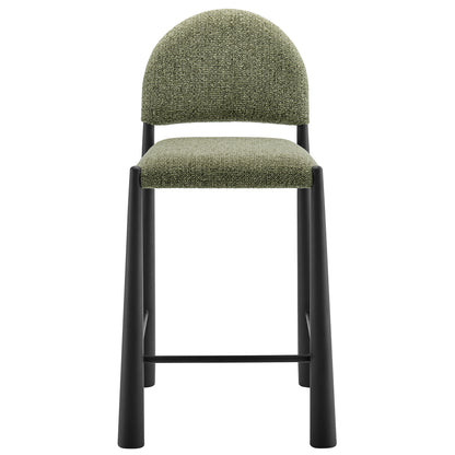 Hayley Upholstered Fabric Counter Stool by Furniture For America