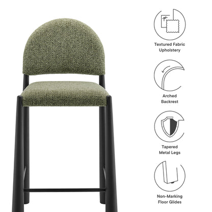 Hayley Upholstered Fabric Counter Stool by Furniture For America