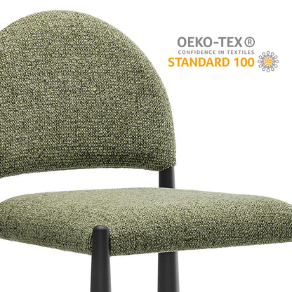 Hayley Upholstered Fabric Counter Stool by Furniture For America
