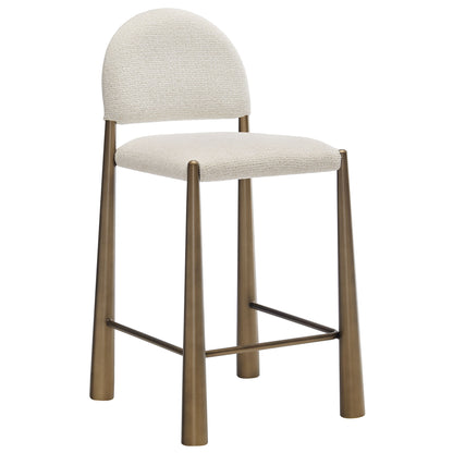 Hayley Upholstered Fabric Counter Stool by Furniture For America