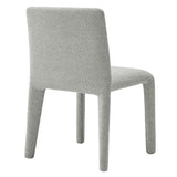 Liora Fabric Upholstered Dining Chair in Dove Gray