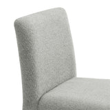 Liora Fabric Upholstered Dining Chair in Dove Gray