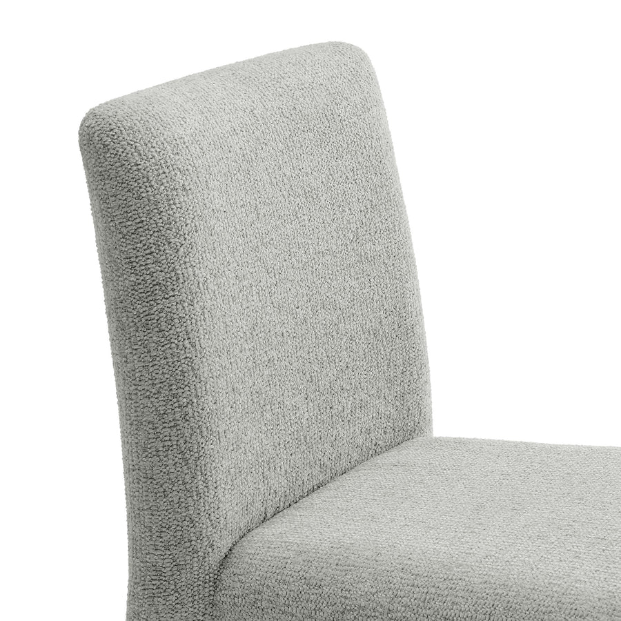 Liora Fabric Upholstered Dining Chair in Dove Gray