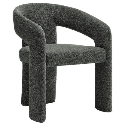 Oslo Barrel Fabric Upholstered Dining Accent Chair by Furniture For America