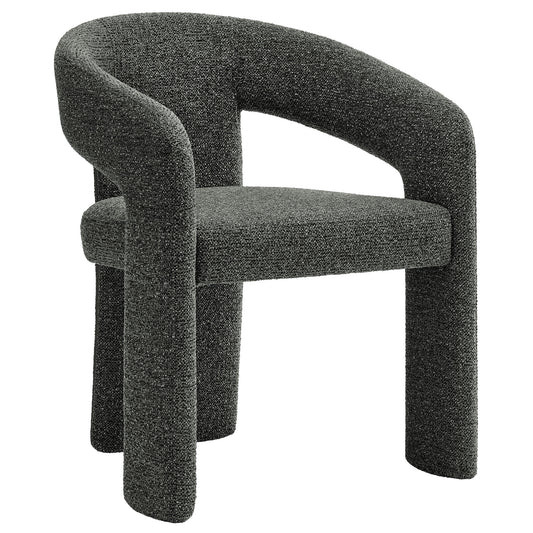 Oslo Barrel Fabric Upholstered Dining Accent Chair by Furniture For America