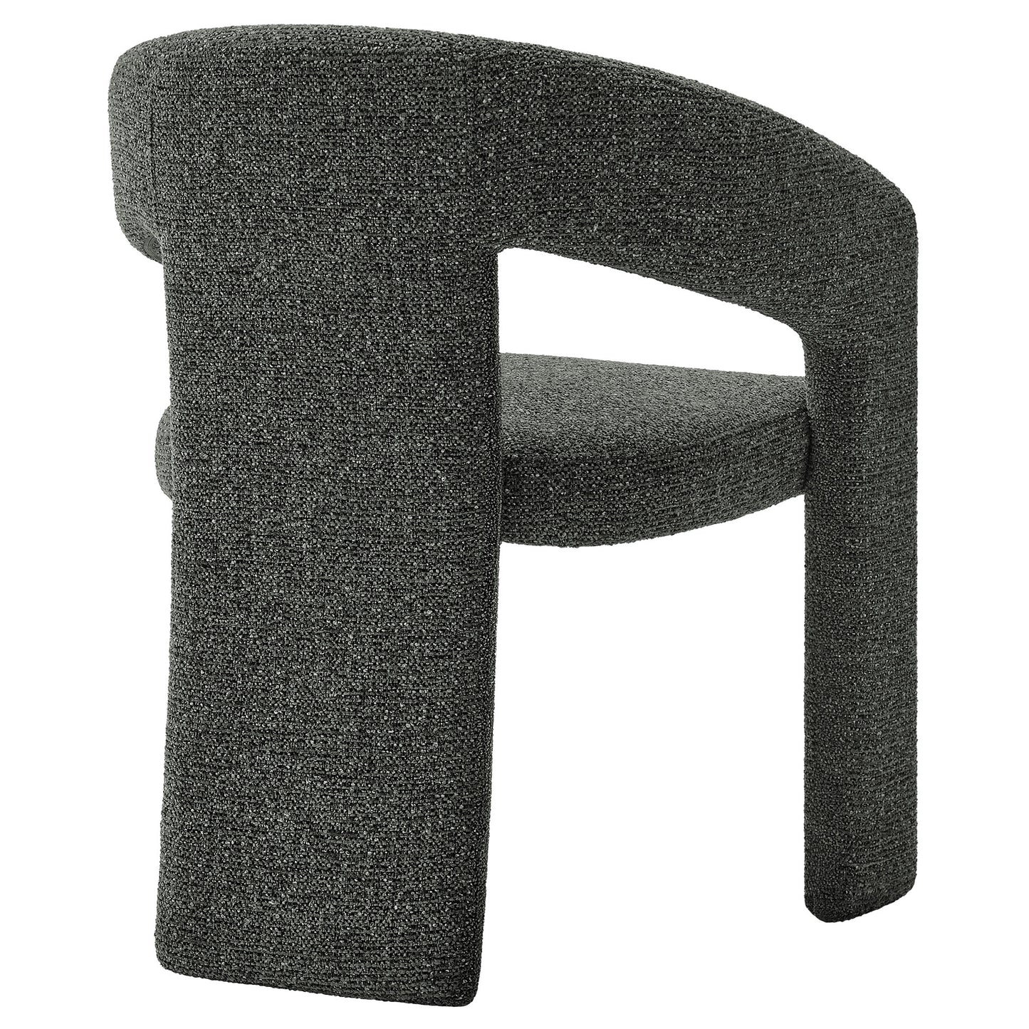 Oslo Barrel Fabric Upholstered Dining Accent Chair by Furniture For America