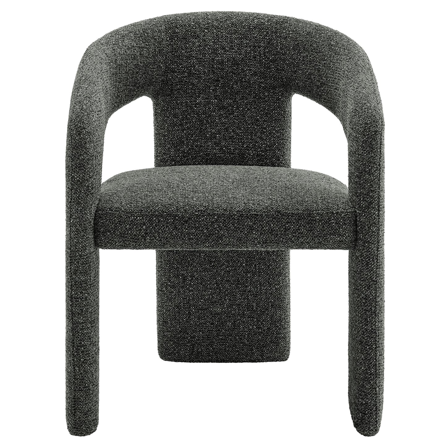 Oslo Barrel Fabric Upholstered Dining Accent Chair by Furniture For America