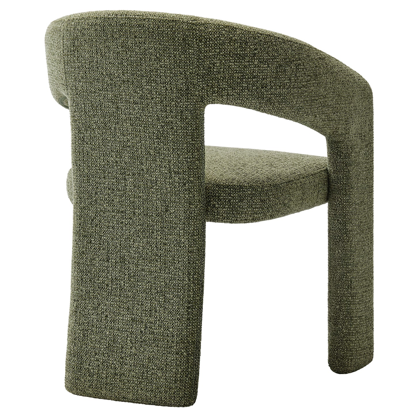 Oslo Barrel Fabric Upholstered Dining Accent Chair by Furniture For America