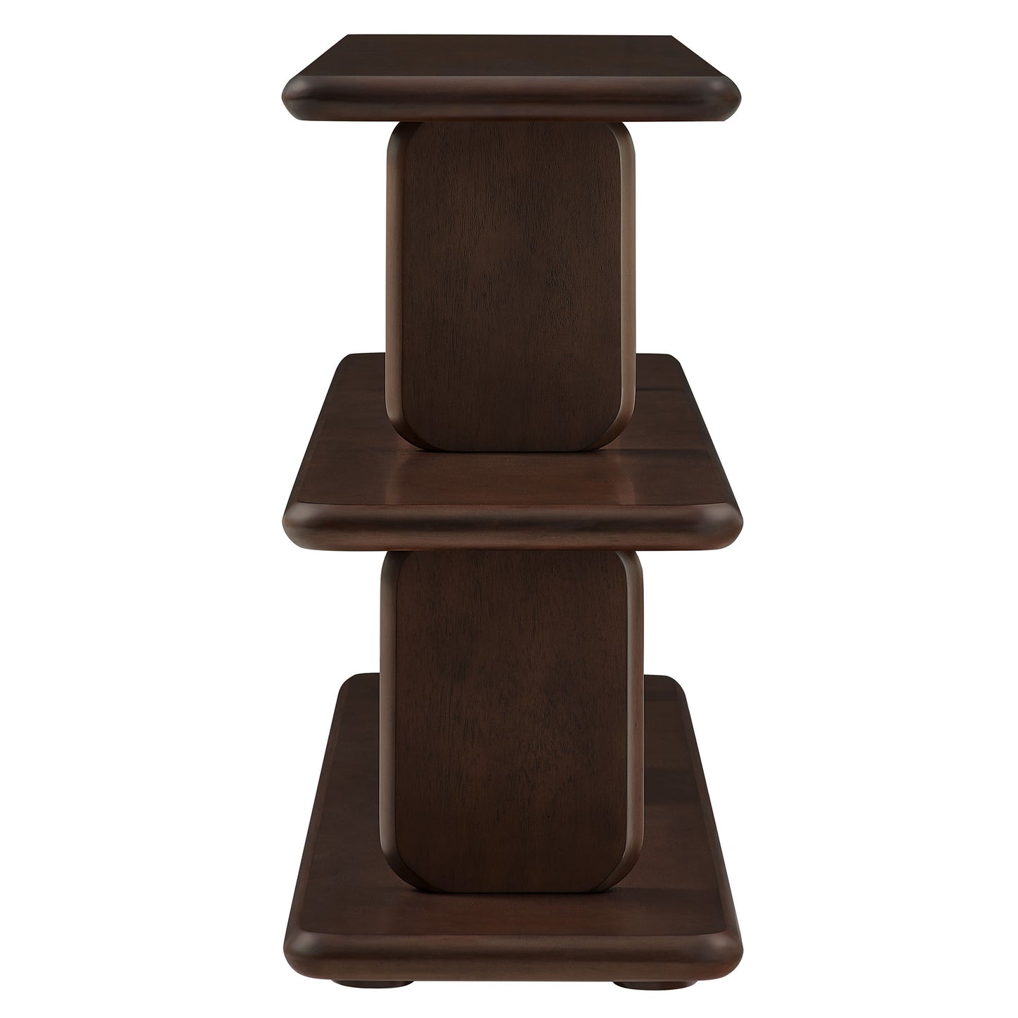 Lyle Sculptural 2-Tier Bookshelf by Furniture For America