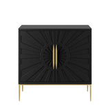 Briar 35" Accent Cabinet in Black