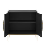 Briar 35" Accent Cabinet in Black