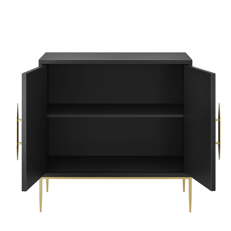 Briar 35" Accent Cabinet in Black