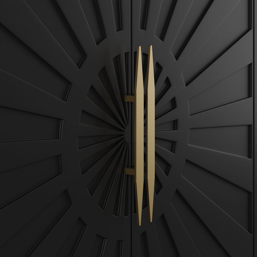 Briar 35" Accent Cabinet in Black