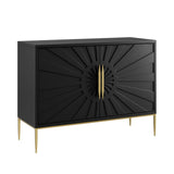 Briar 47" Accent Cabinet in Black